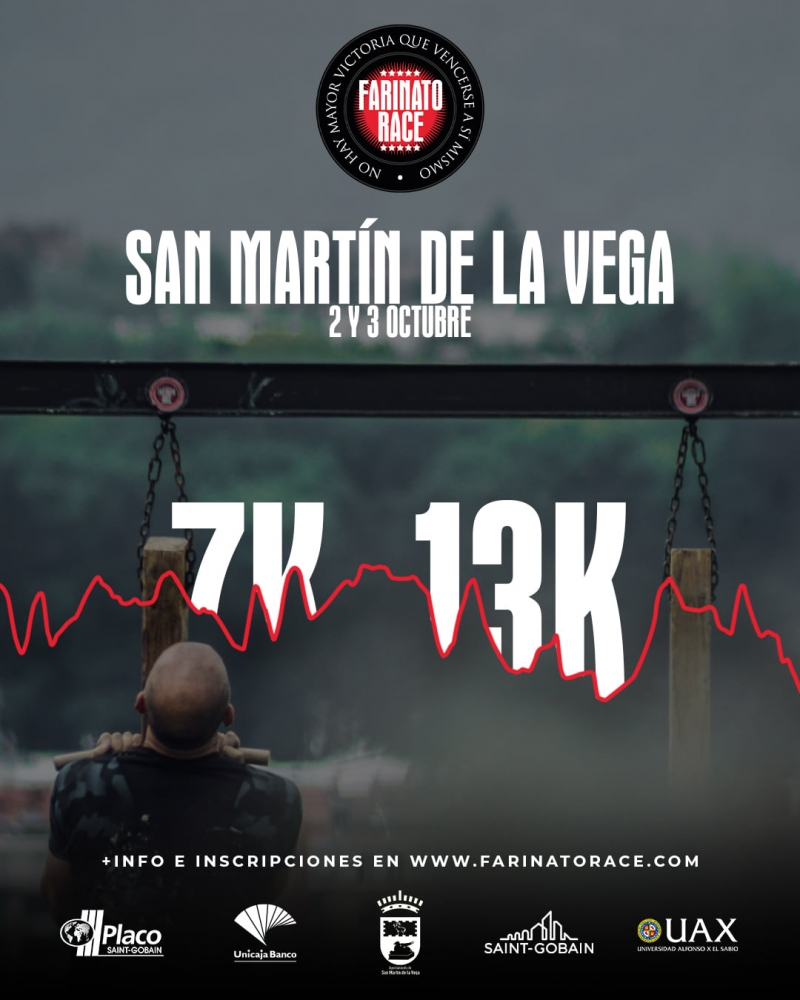 FARINATO RACE MADRID 3 DE OCTUBRE 2021 - 7 K SAN MARTIN DE LA VEGA - Prijava