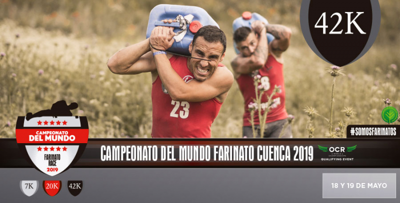 CAMPEONATO DEL MUNDO FARINATO 42K - CUENCA 2019 - Inscríbete