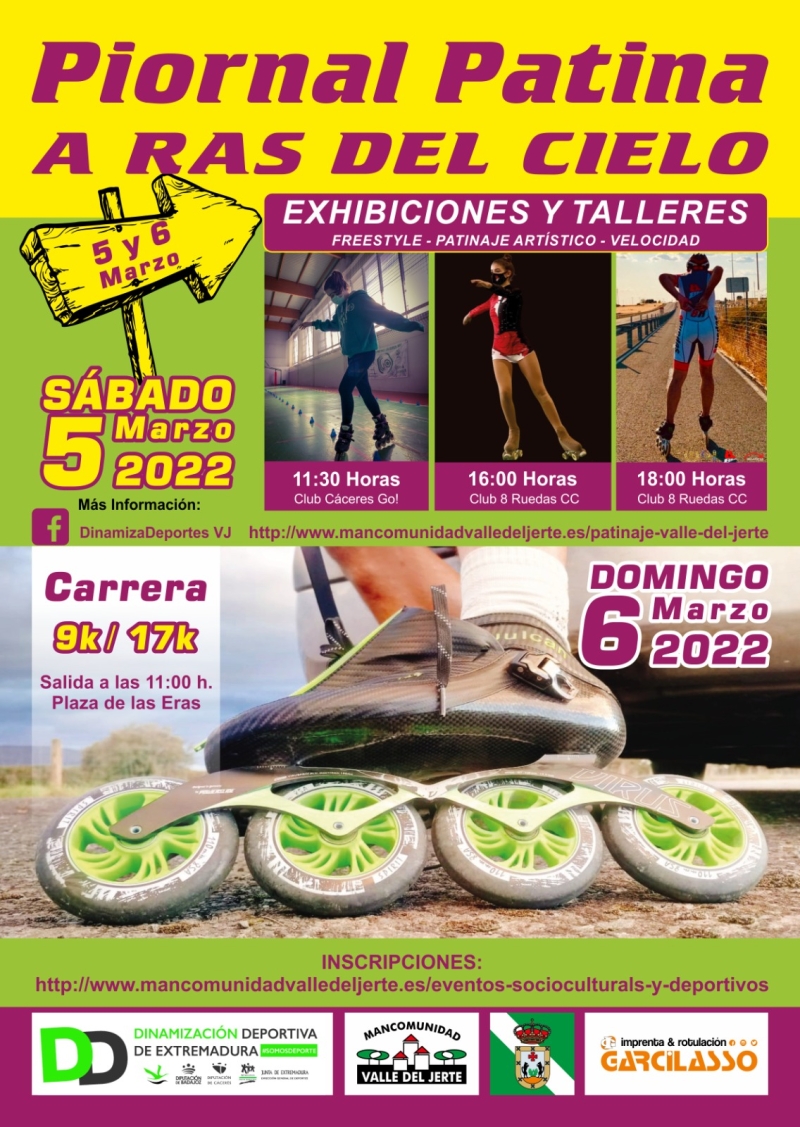 I CARRERA PIORNAL PATINA A RAS DEL CIELO - Inscríbete