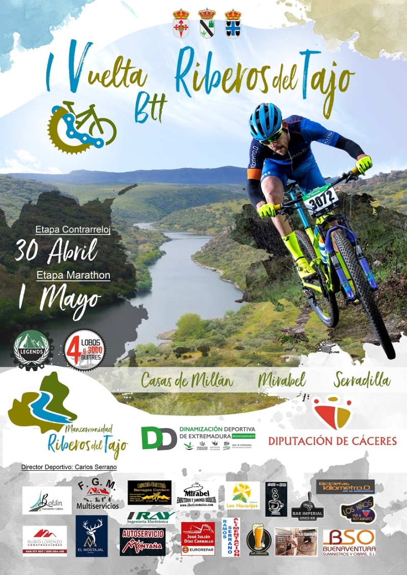 I VUELTA BTT RIBEROS DEL TAJO - Inscríbete