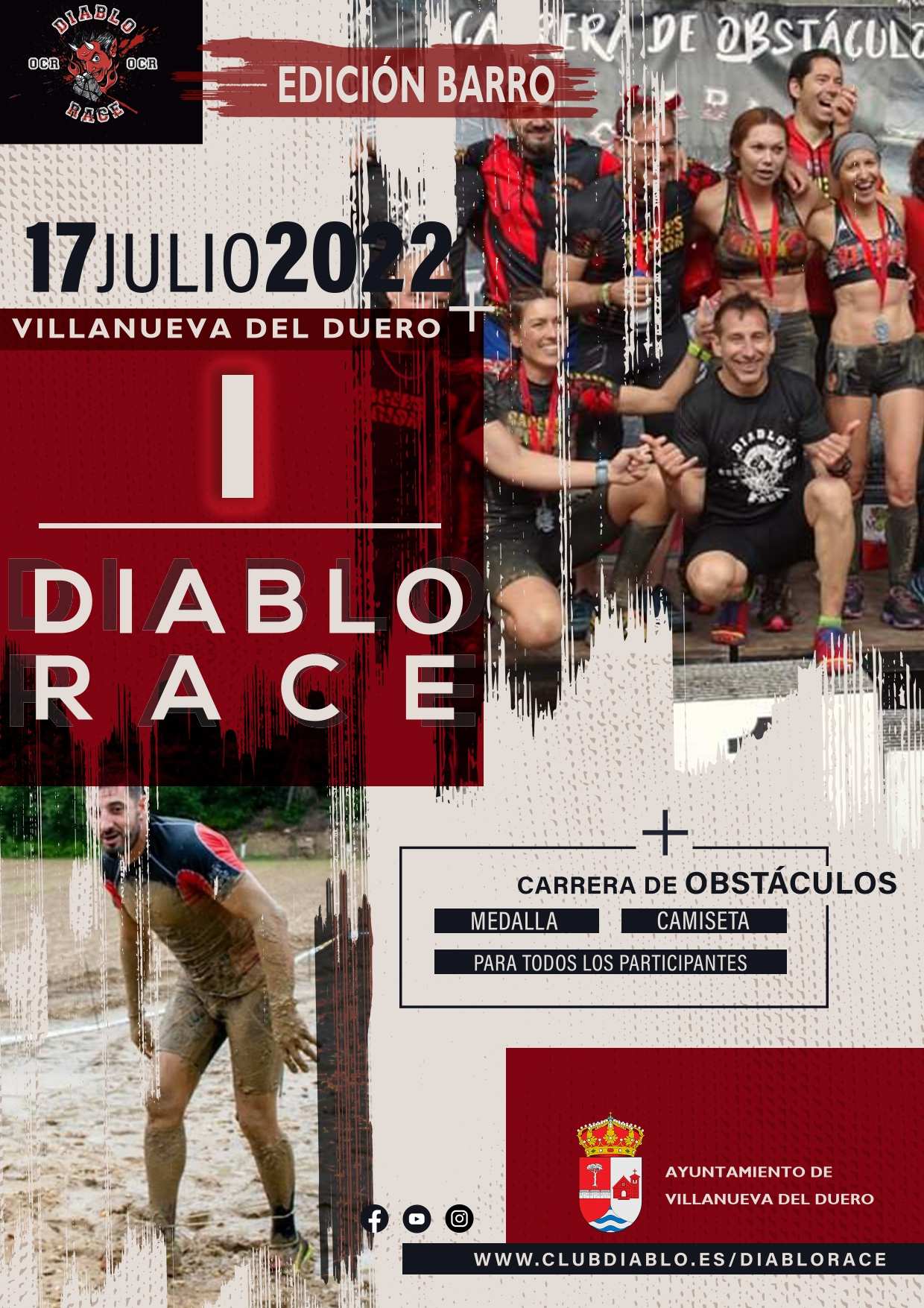 1ª DIABLO RACE 2022 - EDICIÓN BARRO - VILLANUEVA DE DUERO - Inscríbete