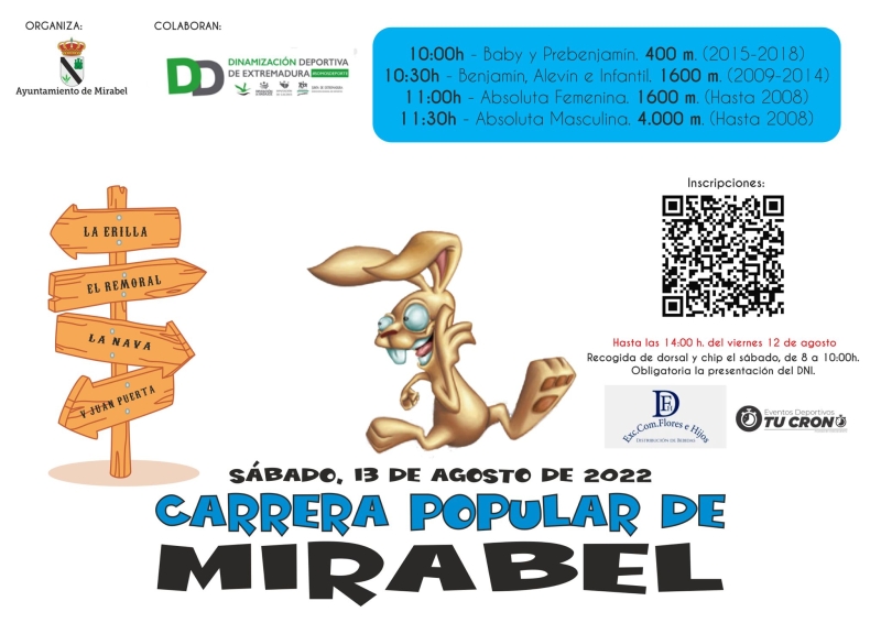 CARRERA POPULAR DE MIRABEL - Inscríbete