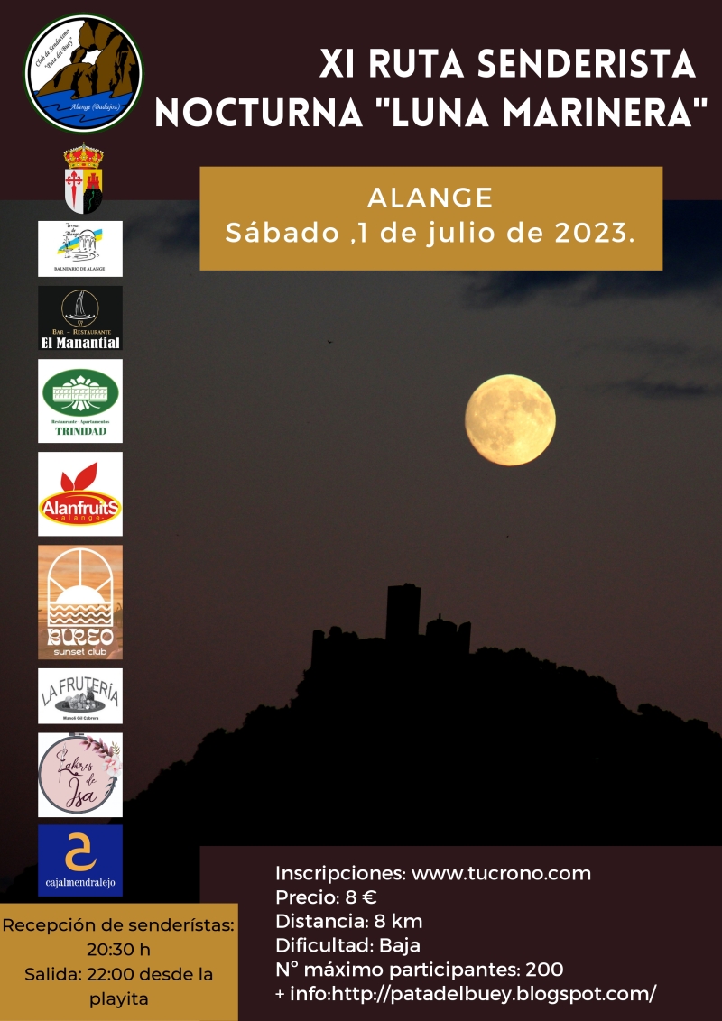 XI RUTA SENDERISTA NOCTURNA - Inscríbete