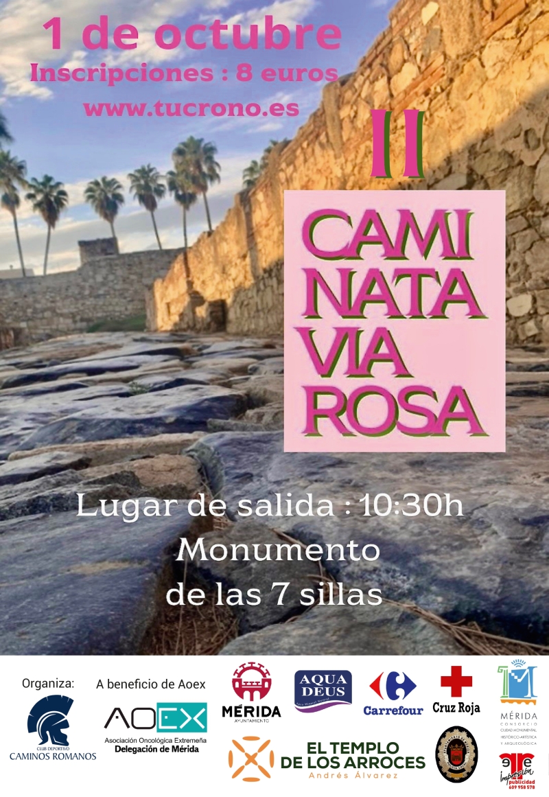 II CAMINATA VÍA ROSA - Inscríbete