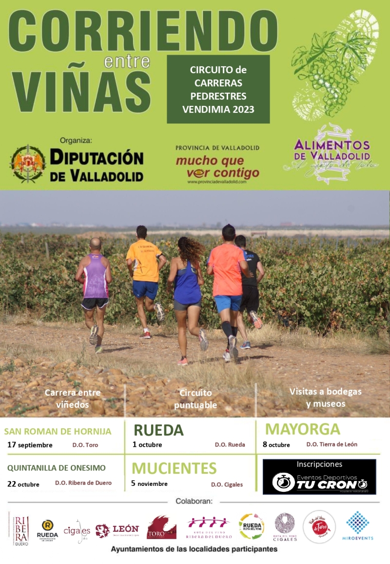 CORRIENDO ENTRE VIÑAS SAN ROMÁN DE HORNIJA - Inscríbete