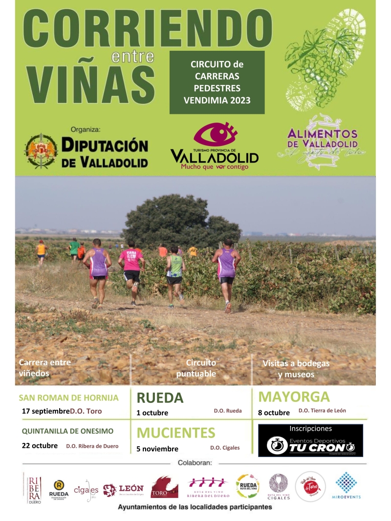 CORRIENDO ENTRE VIÑAS QUINTANILLA DE ONÉSIMO - Inscríbete