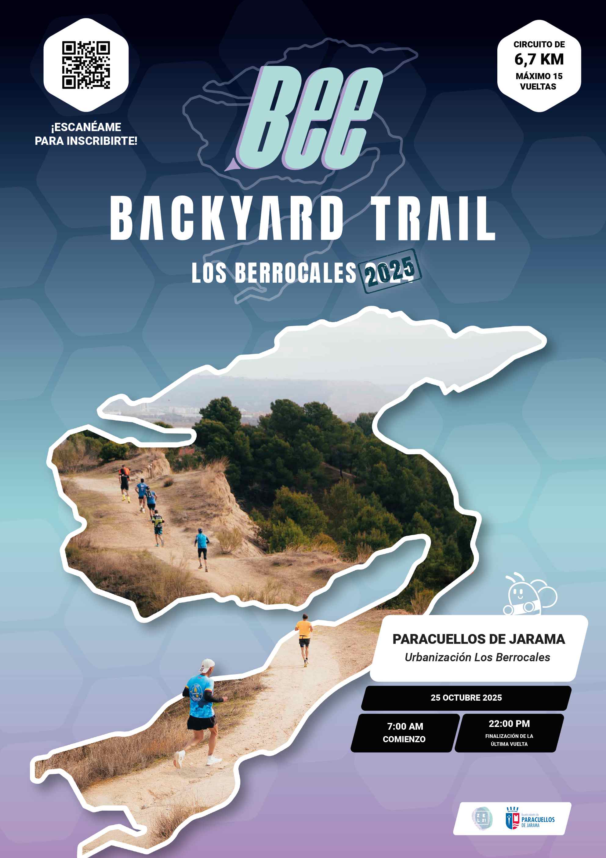 BEE BACKYARD TRAIL LOS BERROCALES 2025 - Inscríbete
