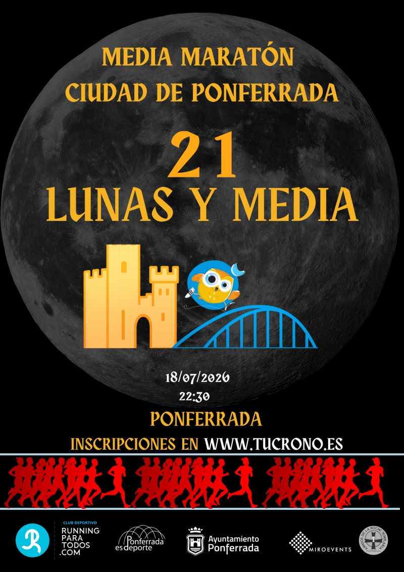 21 LUNAS Y MEDIA  - Inscríbete