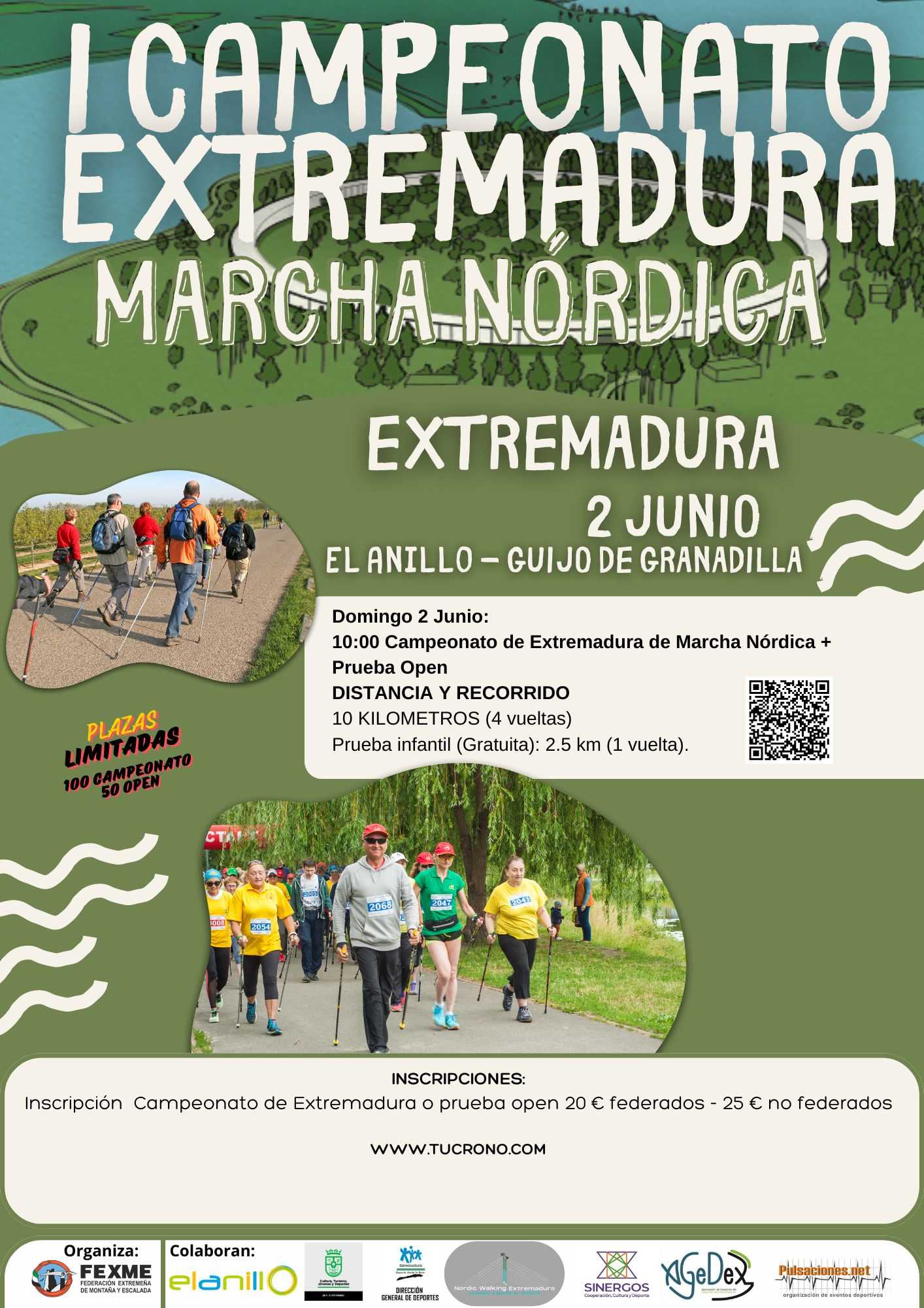 I ENCUENTRO Y I CAMPEONATO DE MARCHA NÓRDICA DE EXTREMADURA - Inscríbete