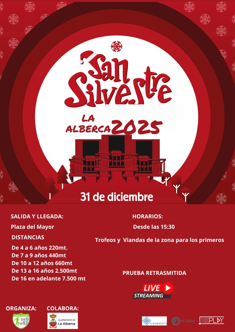 SAN SILVESTRE FARINATA LA ALBERCA - Inscríbete SAN SILVESTRE FARINATA LA ALBERCA - Inscríbete