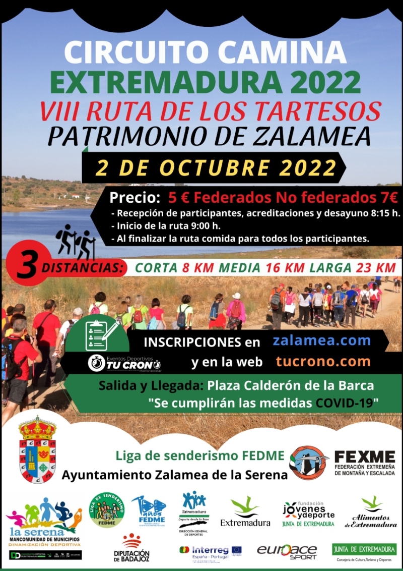 VIII RUTA DE LOS TARTESOS PATRIMONIO DE ZALAMEA DE LA SERENA - Inscríbete VIII RUTA DE LOS TARTESOS PATRIMONIO DE ZALAMEA DE LA SERENA - Inscríbete