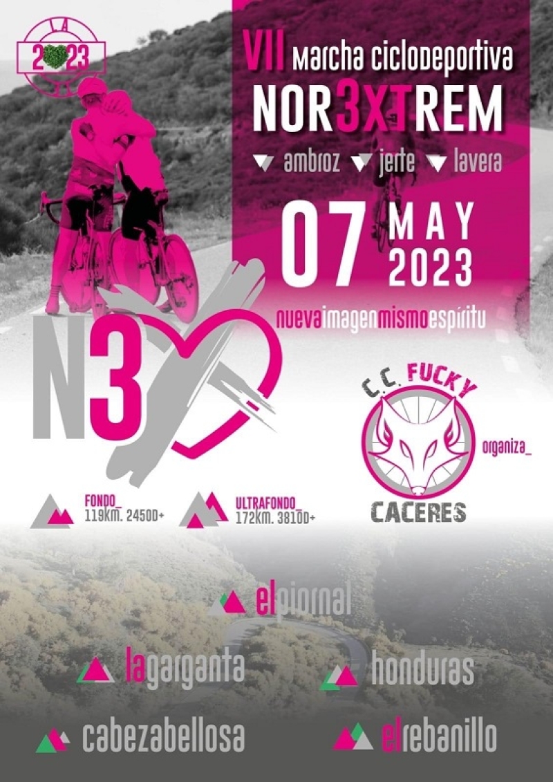 VII MARCHA CICLODEPORTIVA NOR3XTREM - Inscríbete VII MARCHA CICLODEPORTIVA NOR3XTREM - Inscríbete