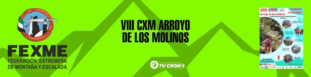 Zona Privada del Participante  - VIII CXM ARROYO DE LOS MOLINOS
