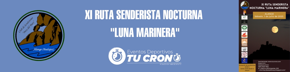 Reglamento  - XI RUTA SENDERISTA NOCTURNA