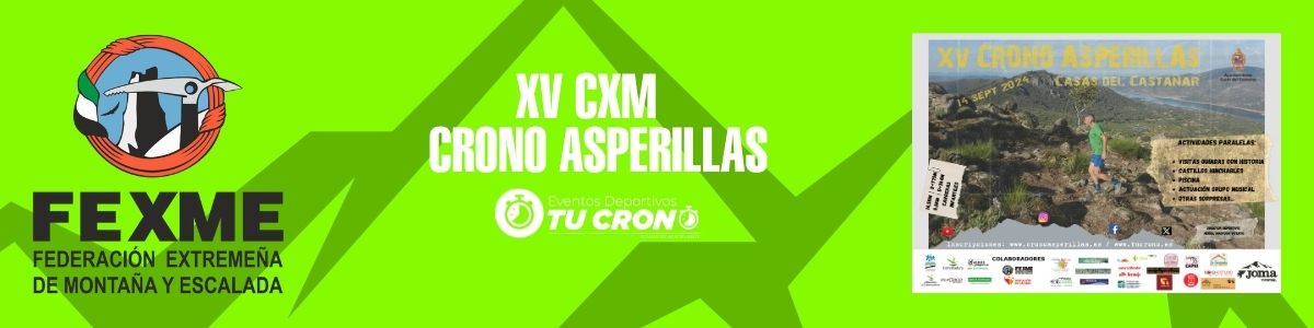 Contacta con nosotros  - XV CXM CRONO ASPERILLAS